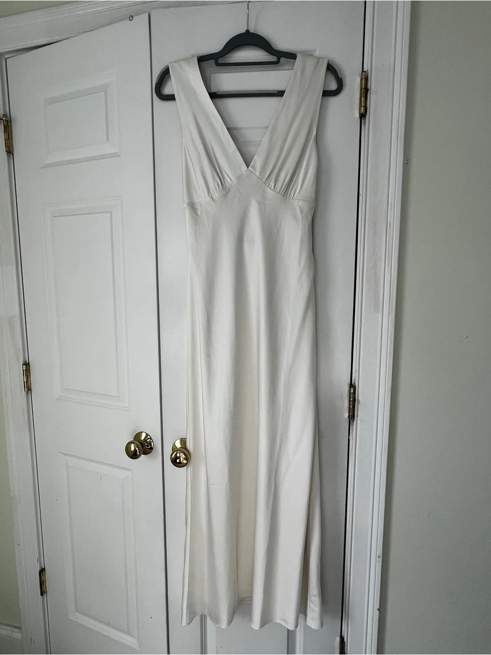 Abercrombie & Fitch Plunge Cowl Back Maxi Dress